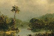Frederic Edwin Church Tropical Landscape painting